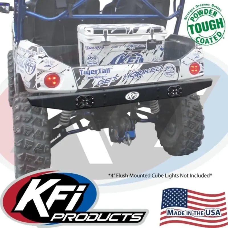 Kfi '12-'25 Kawasaki Teryx 4 Rear Formed Bumper 1