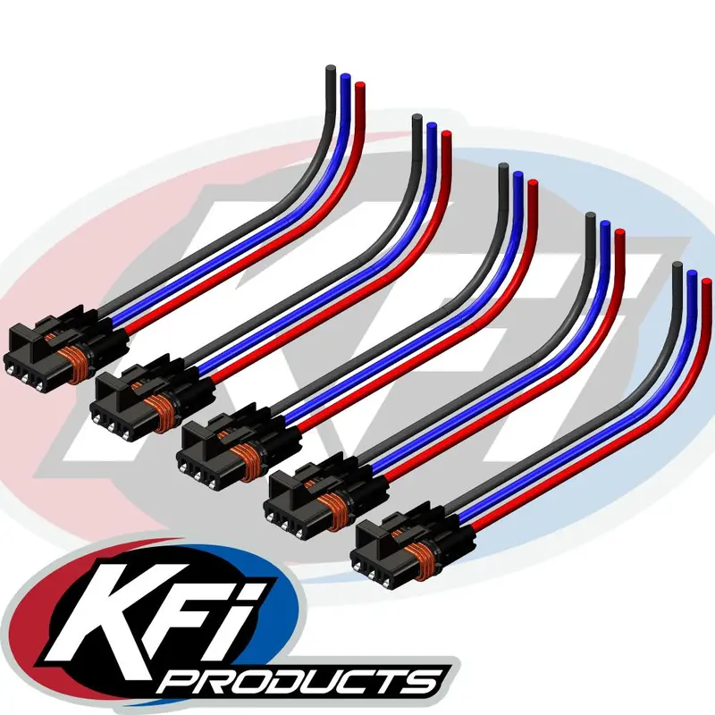 Kfi '18 Polaris Ranger Xp 1000 Wire 3 Pin Harness - 5 Pack 1