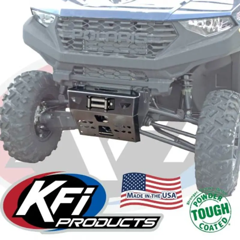 Kfi '20-'25 Polaris Ranger 1000/ Bobcat Winch Mount 1