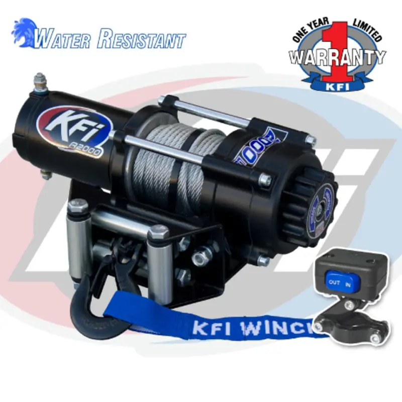 Kfi 2000 Lbs Atv Winch 1