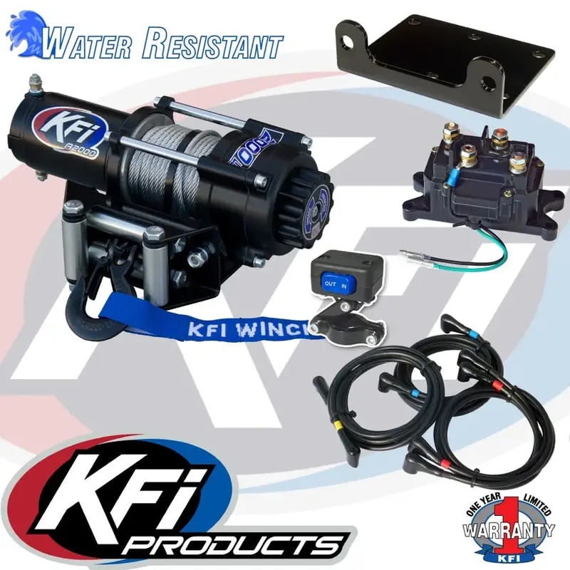 Kfi 2000 Lbs Atv Winch 2