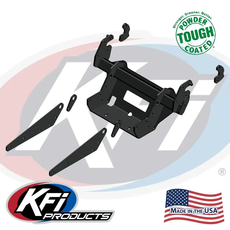 Kfi '24-'25 Polaris Ranger Crew Xd 1500 Square Tubes 2.0 Glacier Adapter - Tall 1