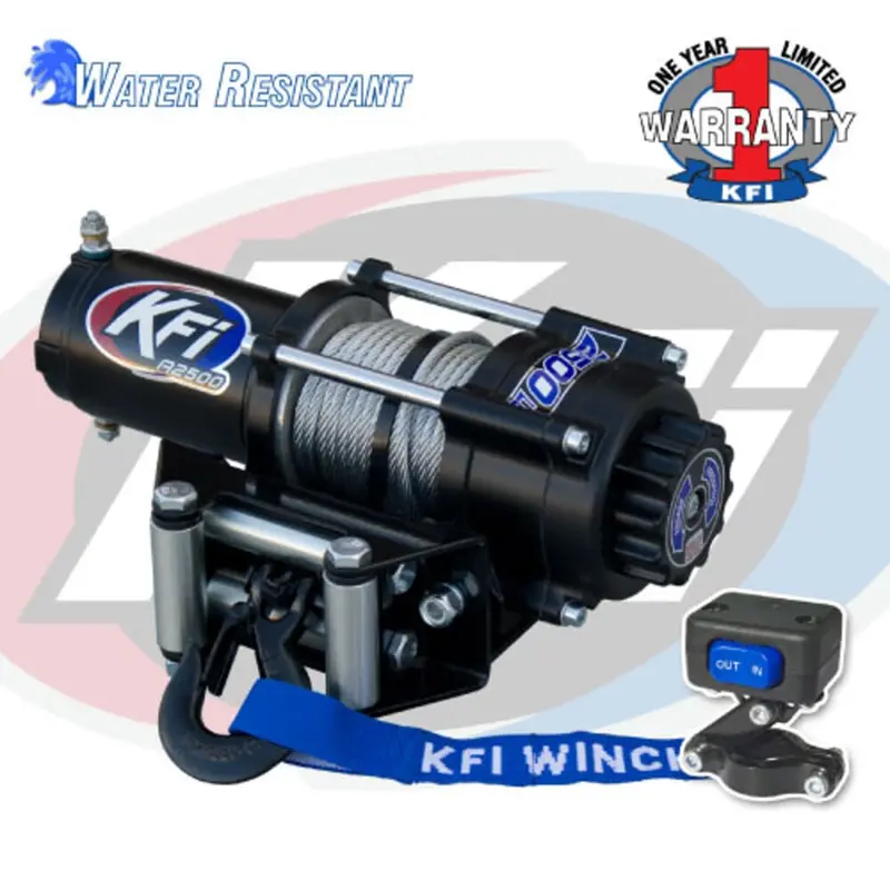 Kfi 2500 Lbs Atv Winch 1