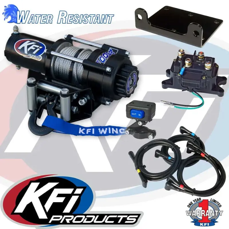 Kfi 2500 Lbs Atv Winch 2