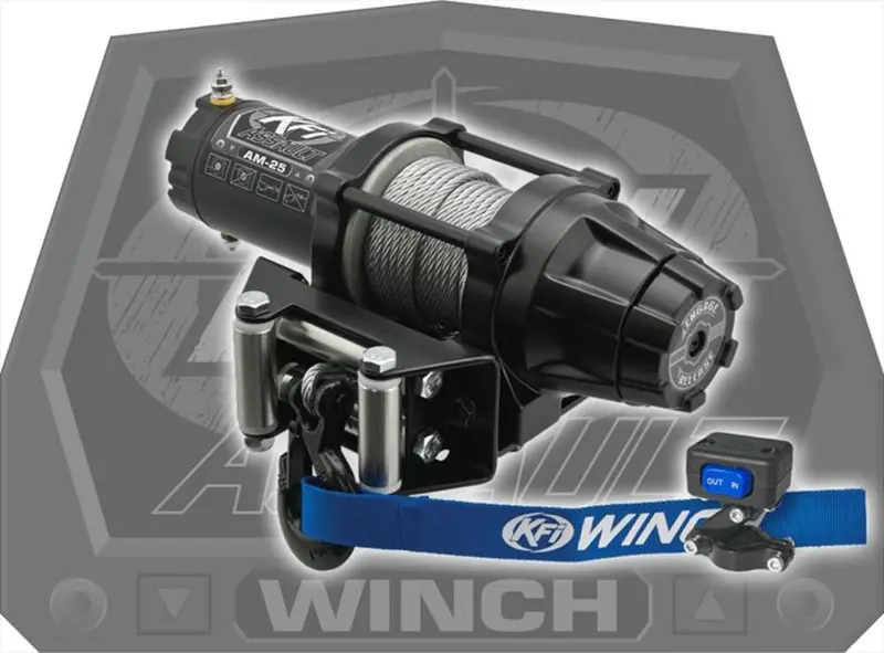 Kfi 3/16"X 45.9" Cable 2500 Lbs Assault Winch 2