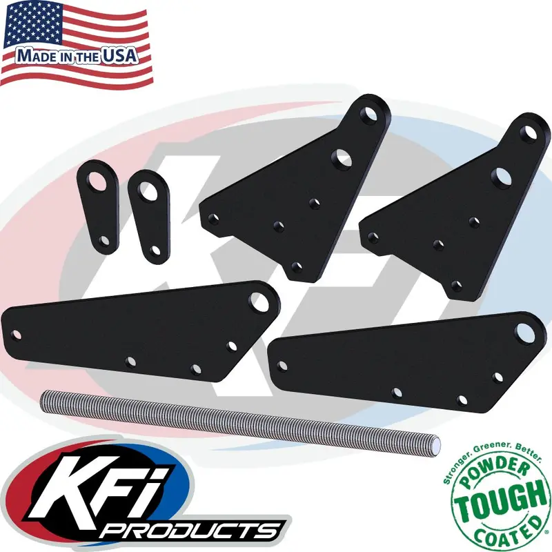 Kfi 4" Positive Utv Sq Push Tube Leveling Kit 1