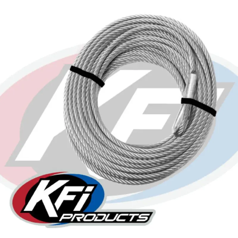 Kfi 4000-5000 Lb Standard Winch Replacement Cable 1