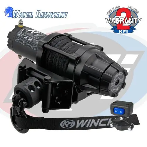 Kfi 50' Synthetic Cable 2500 Lbs Assault Winch 1