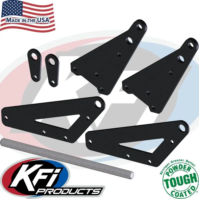 Kfi 6" Positive Utv Sq Push Tube Leveling Kit 1