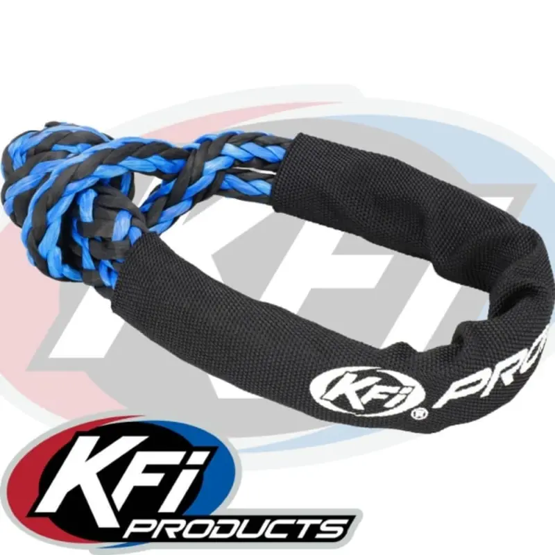 Kfi 7/16" Synthetic Atv / Utv Blue Soft Shackle 1