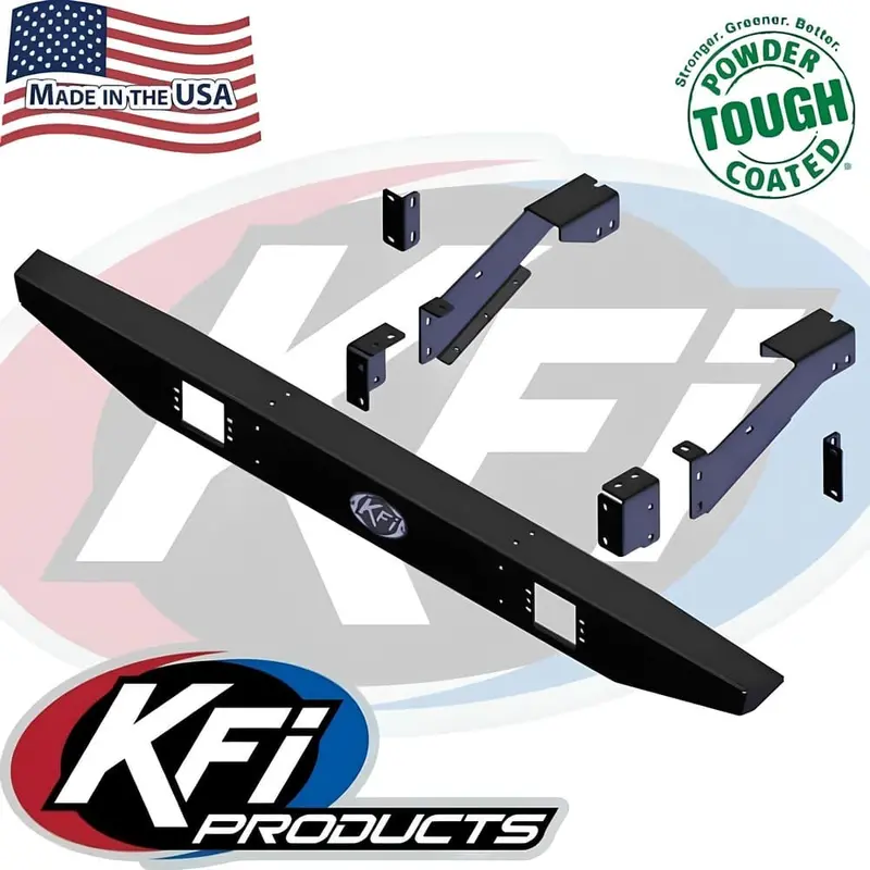 Kfi Polaris Ranger Full Size Formed Rear Bumper 2