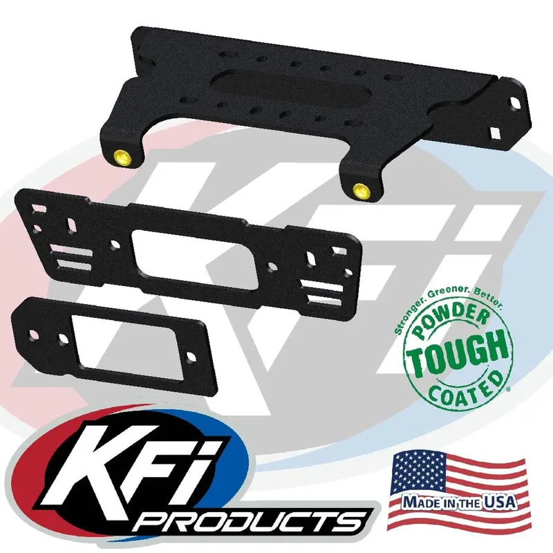 Kfi Polaris Ranger & Gravely Winch Mount 1
