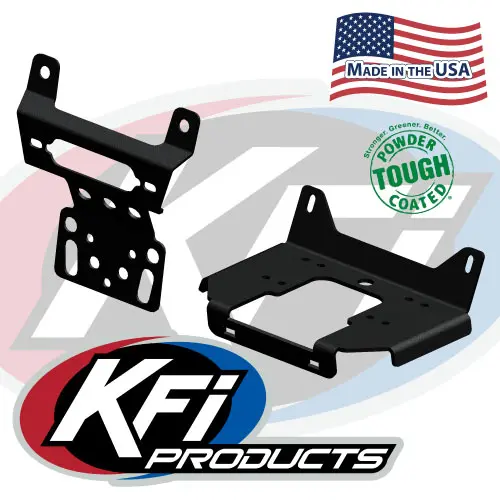 Kfi Polaris Rzr 900/1000/Turbo Winch Mount 1