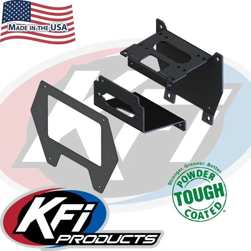 Kfi Polaris Rzr Pro R/Turbo R Winch Mount 1
