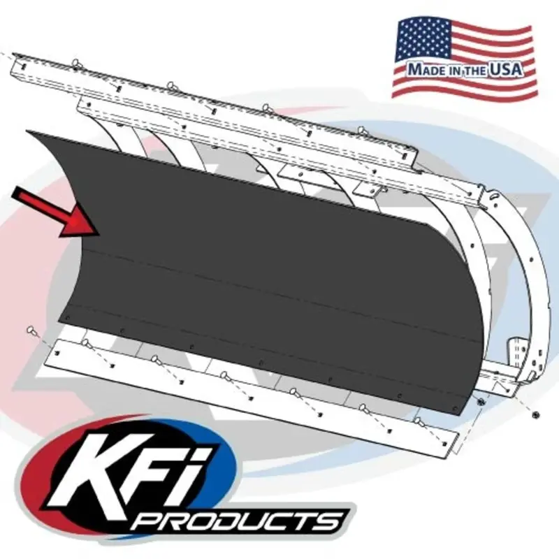 Kfi Replacement Pro-Poly Plow Blade Face Sheet 1