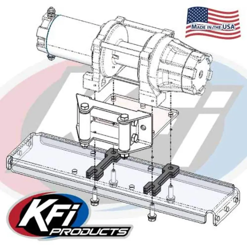 Kfi Winch Spacer Kit 2
