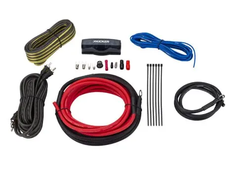 Kicker 8Awg 2-Channel V-Series Amp Value Kit 1