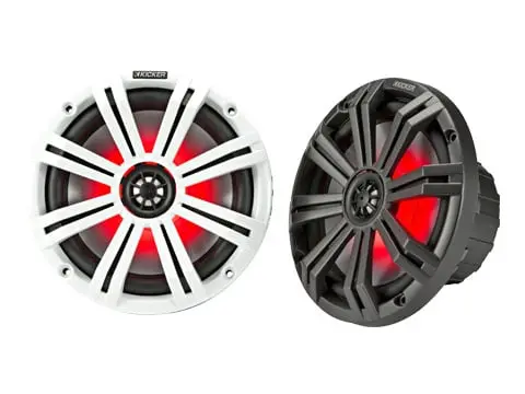 Kicker Km 8" 4Ω Led Coaxial Speakers - Pair 1