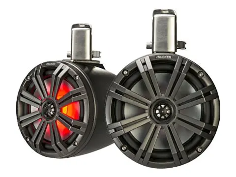 Kicker Kmtc8 8" Coaxial Tower Speakers - Pair 1
