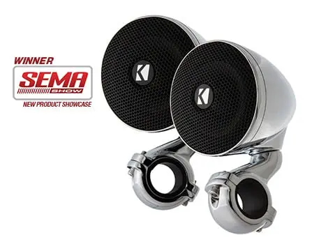 Kicker Psm 3" 2Ω Chrome Enclosed Speaker Pair 1
