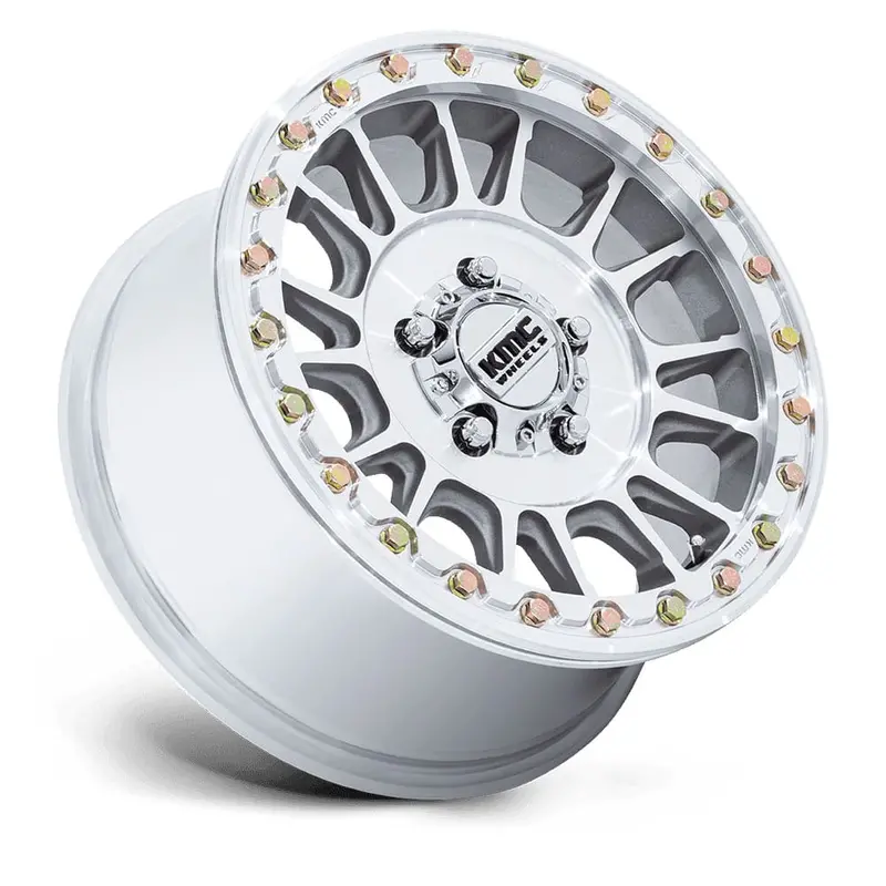 Kmc Impact Utv Beadlock Wheels - Machined 1