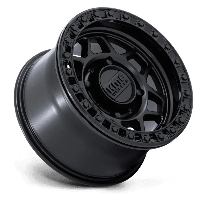 Kmc Impact Utv Beadlock Wheels - Matte Black W/ Gloss Black Rg 2