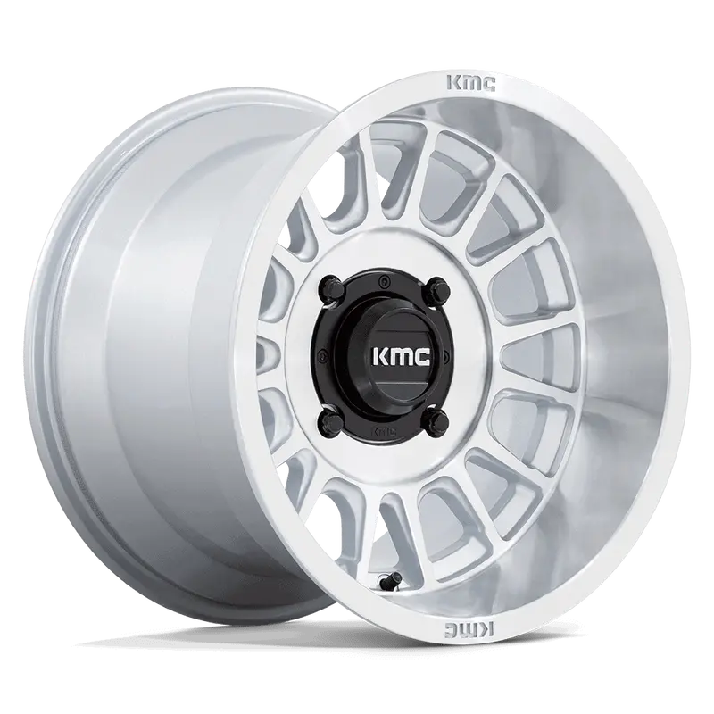 Kmc Ks138 Impact Utv Wheel – Silver W/ Machined Face 1