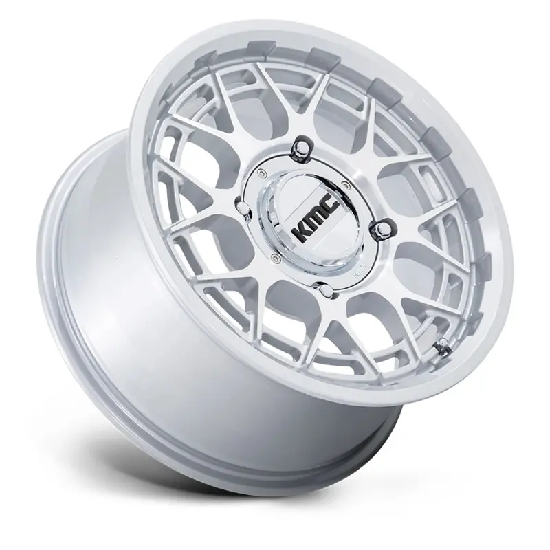 Kmc Ks139 Technic Utv Wheel - Silver Machined 3
