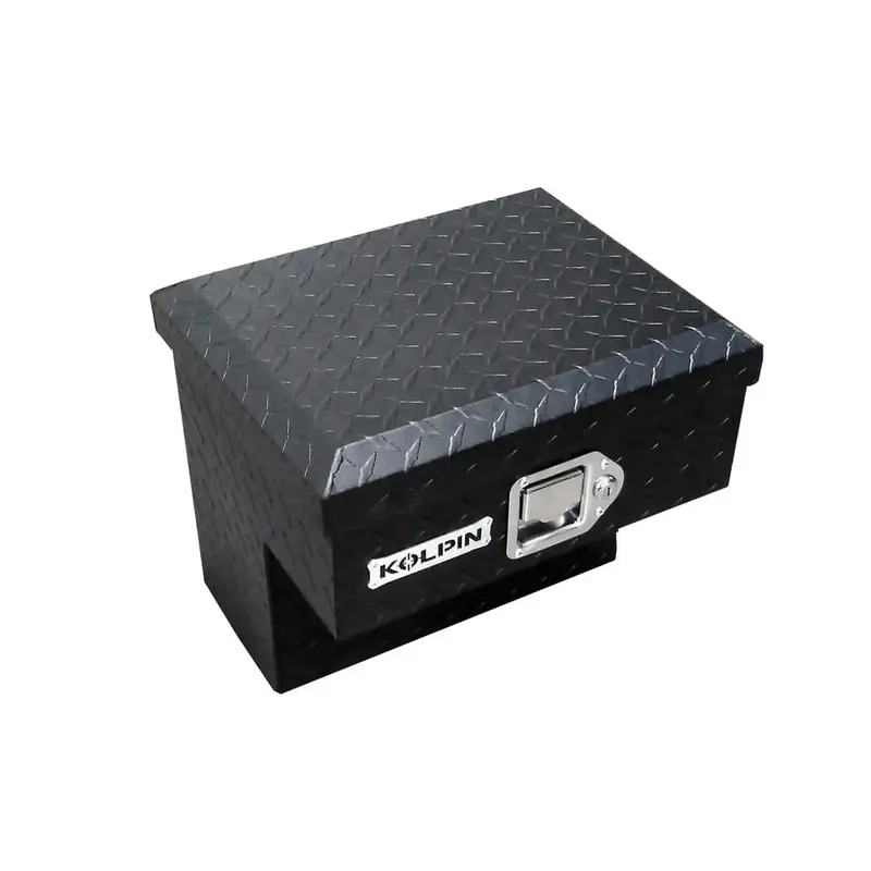 Kolpin Utv Diamond Plate Bedside Saddle Box 1
