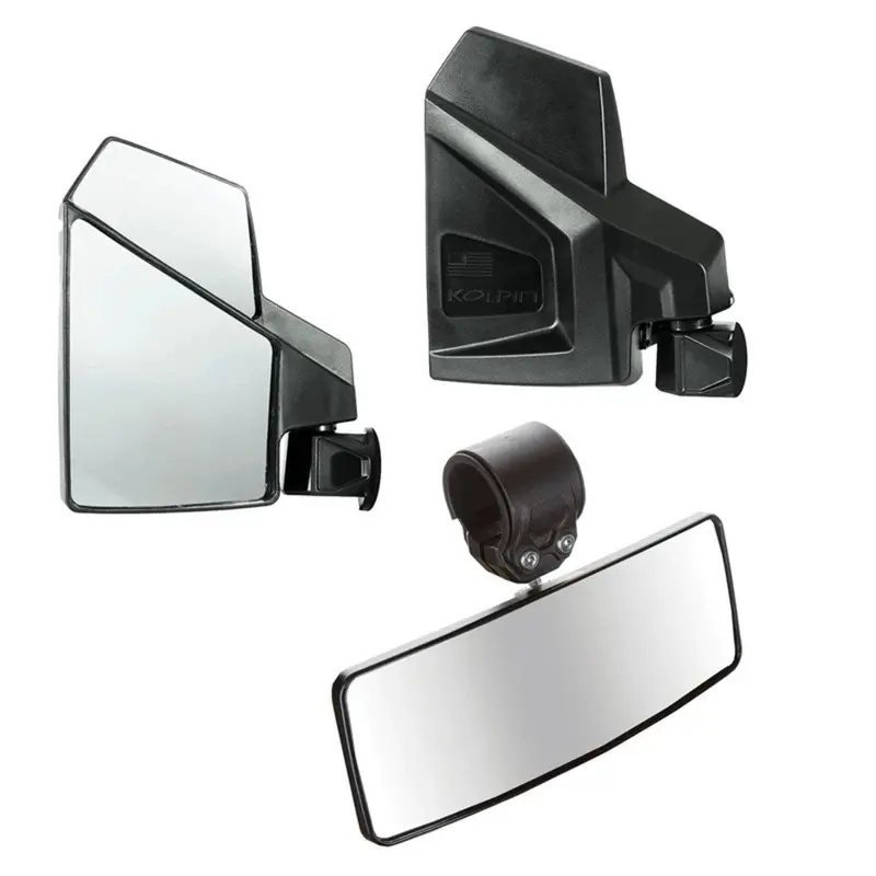 Kolpin Utv Side & Rear View Mirror Combo Kit 1