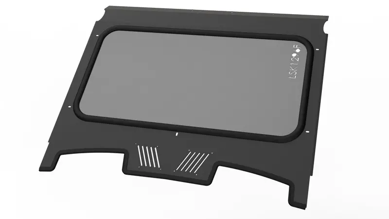 Lsk '19+ Polaris Rzr Xp 1000 2 Seat Flat Windshield Kit 1