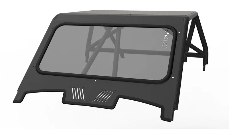 Lsk '19+ Polaris Rzr Xp 1000 2 Seat Flat Windshield Kit 2