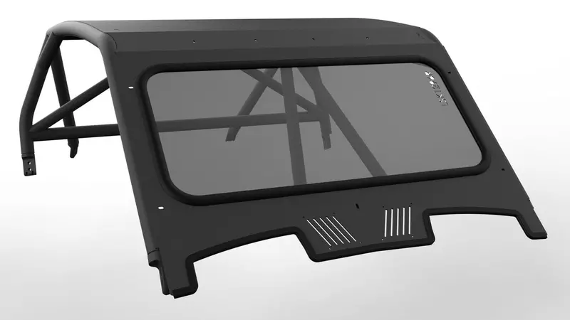 Lsk '19+ Polaris Rzr Xp 1000 2 Seat Radius Windshield Kit 2