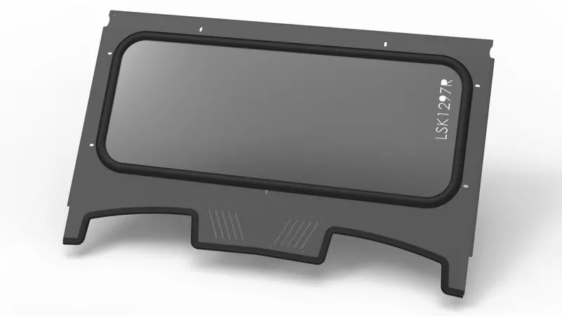 Lsk '19+ Polaris Rzr Xp 1000 4 Seat Radius Windshield Kit 1