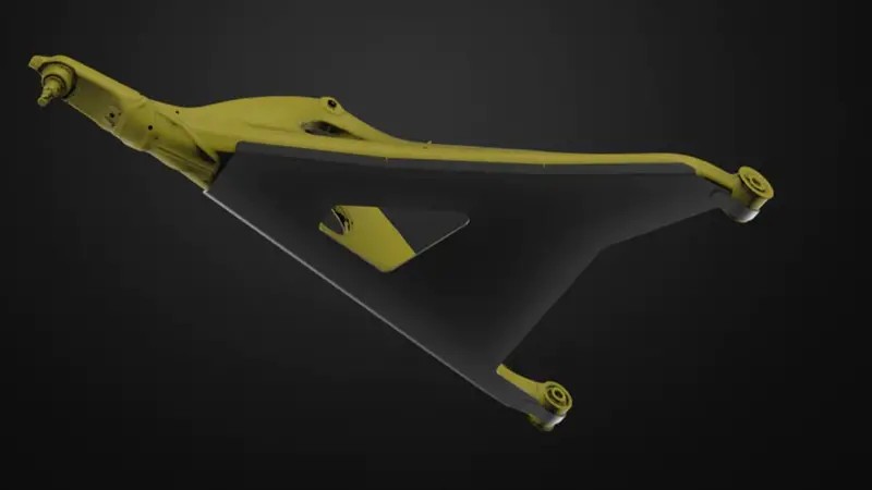 Lsk Can-Am Maverick R Lower Control Arm Gusset Kit 1