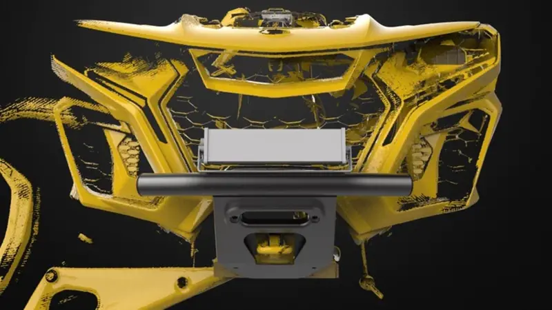 Lsk Can-Am Maverick R Winch Bumper 1