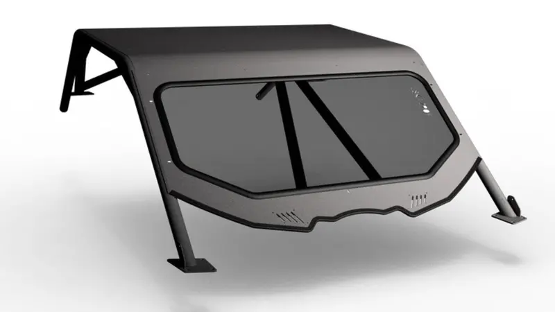 Lsk Can-Am Maverick X3 2 Seat Flat Windshield Kit 2