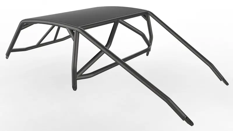 Lsk Kawasaki Krx 1000 2 Seater Radius Cage Roof Kit 2