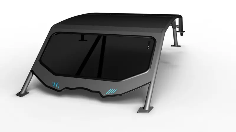 Lsk Polaris Rzr Pro R 2 Seat Radius Windshield Kit 2