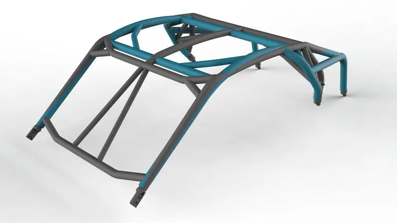 Lsk Polaris Rzr Pro Xp 2 Seat Radius Cage 2