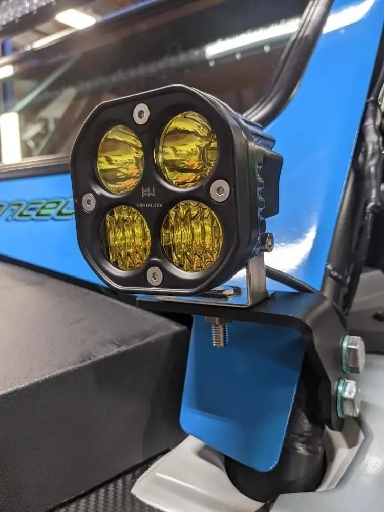 M Whips 3" Yellow Spot/Flood Combo Light - Single 1