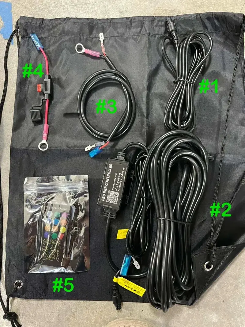 M Whips 4Ft Single Color X Series Camp Locator Kit 2