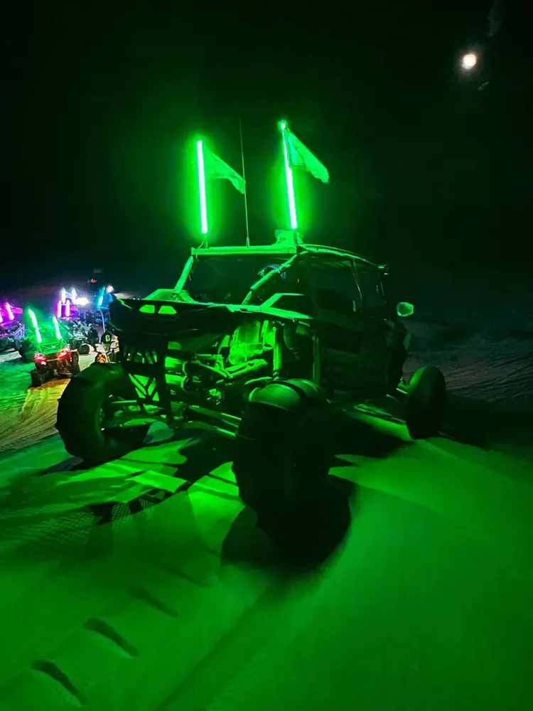 M Whips Color Changing Rgb Led Whip & Rock Combo Kit 1