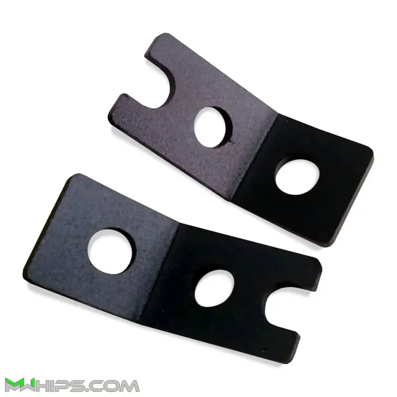 M Whips Polaris Rzr Rear Pillar Whip/Pod Mounting Brackets - Pair 1