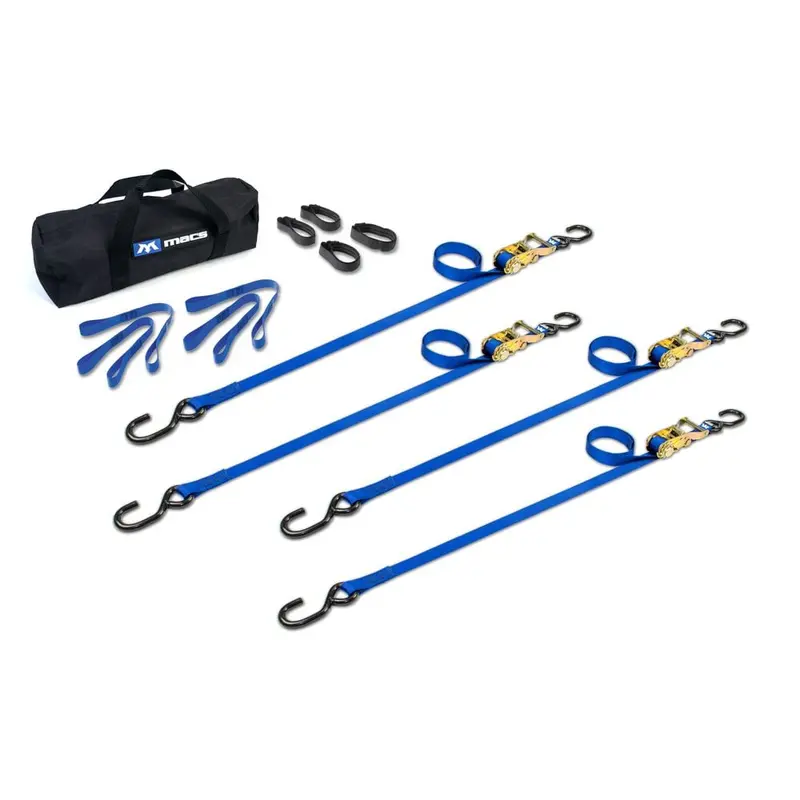 Mac's Tie Downs 1" Atv Motorcycle Ratchet Utility Pack With S-Hook 1