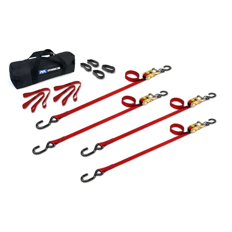 Mac's Tie Downs 1" Atv Motorcycle Ratchet Utility Pack With S-Hook 10