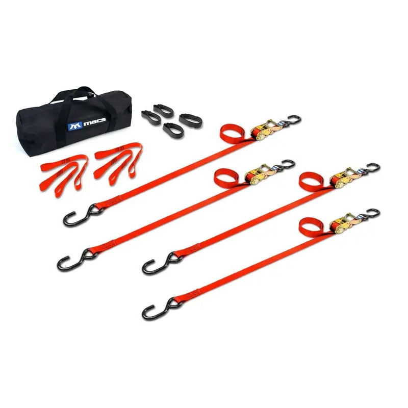 Mac's Tie Downs 1" Atv Motorcycle Ratchet Utility Pack With S-Hook 11