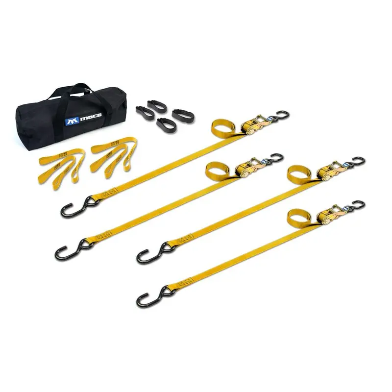 Mac's Tie Downs 1" Atv Motorcycle Ratchet Utility Pack With S-Hook 14