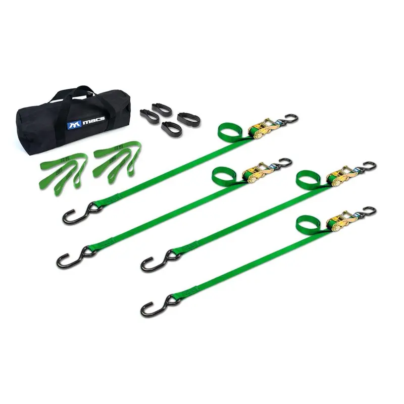 Mac's Tie Downs 1" Atv Motorcycle Ratchet Utility Pack With S-Hook 15