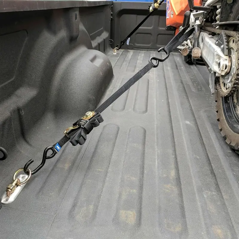 Mac's Tie Downs 1" Atv Motorcycle Ratchet Utility Pack With S-Hook 7